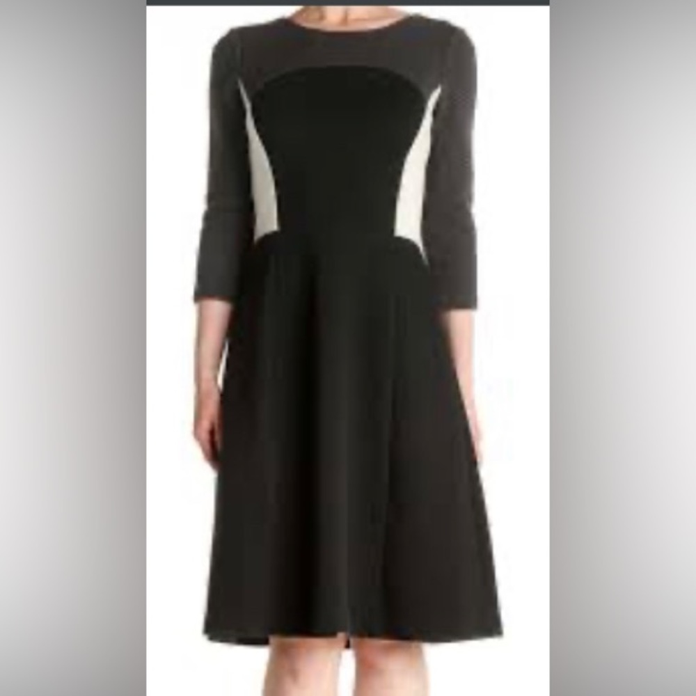 Boden | Dress |  Classic Fit & Flare A symmetrical Midi Dress | US 2R